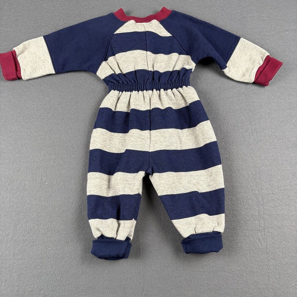 Babywear Boys Jersey Knit 12M One Piece Rugy Romper Vintage Retro